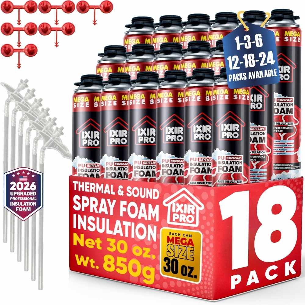 Spray Foam Insulation Can (30 oz. / 850 g)